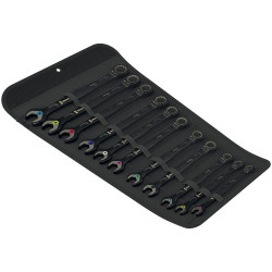 Wera 05020017001 6000 Joker Black Edition 11 Set 1 Ratcheting Combi Wrench Set