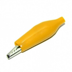 Krokodylek w izolacji - mały; żółty, długość 27mm