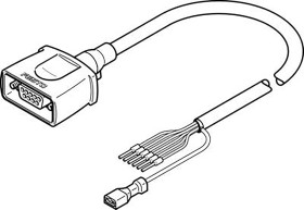 Kabel Przewód Festo Gniazdo 10m