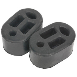Sealey EX01 Exhaust Mounting Rubbers L70 x D45 x H37 (Pack Of 2)