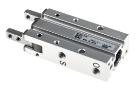 Chwytak pneumatyczny, palce: 2, Podwójna, M5 x 0,8, Kąt, 0,6 MPa