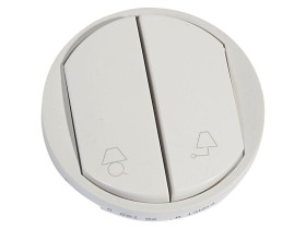 CELIANE Klawisz podwójny lampka/kinkiet biały 068192 LEGRAND