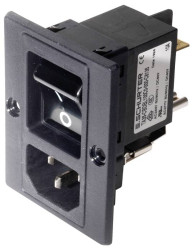 Schurter 3-108-463 Złącze męskie IEC, styki: 3, 250, 10 mA, 1 szt.