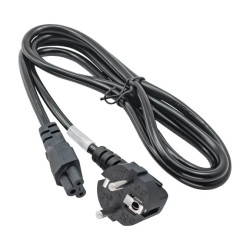 Kabel zasilający koniczynka Akyga AK-NB-01C CU 3x0.75mm² CEE 7/7 / IEC C5 1.5 m