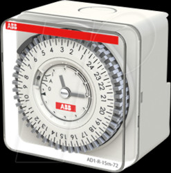 AD1-R-15M-72 Analogue timer, daily programme, 15-min-cycle