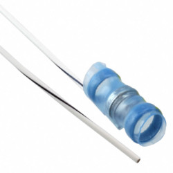 Butt connector with heat shrink insulation, 0.61 mm², AWG 20, white/black, 19.1 mm, 839158-000