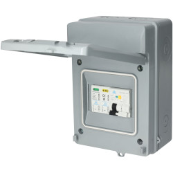 WCED WPRC40BSP IP65, Type A 40A B Curve RCBO EV Unit &#x2B; Surge Protection
