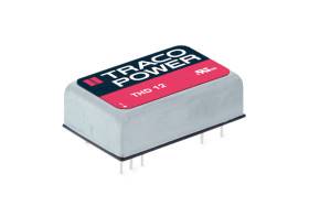 Przetwornica DC-DC, 12W, Uwe 18 → 36 V DC, Uwy ±15V dc, Iwy ±400mA, TRACOPOWER