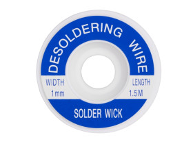 Taśma lutownicza, plecionka do rozlutowywania 1mm/1.5m