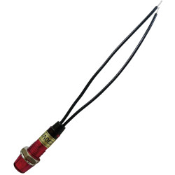 Sedeco 726915 Standard indicator light with bulb Red 1 pc