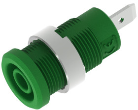 Gniazdo bananowe Żeński Wtykowa Zielony 36A Electro PJP