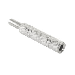 GNIAZDO JACK 6,3mm STEREO METAL NA KABEL