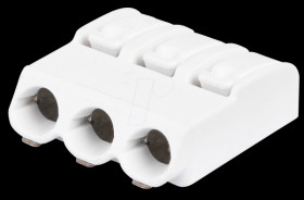 2060-453/998-404 SMD-pcb-terminal, 3-pole, RM 4 mm, white