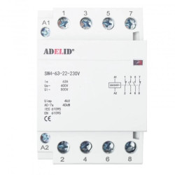 Stycznik modułowy 63A 230V 2xNO 2xNC SM4 63-22-230V