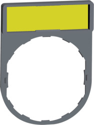 Label holder, 30 x 40 mm, unlabeled, for Harmony XB4/XB5, ZBY4101C0