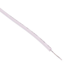 610m White UL1015 26AWG 7/0.16mm Tinned Copper Stranded Wire