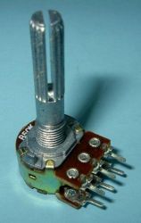 R-16KG-B 2x100k-30KQ LIN.30mm POD.POTEN.