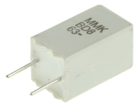 Kondensator foliowy 2.2μF 40 V ac, 63 V dc KEMET Poliester rozstaw: 5mm THT ±10