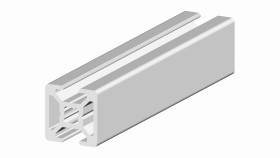 Profil 20 x 20 mm RS PRO Profil rozpórki długość 3m rozmiar rowka 6mm liczba rowków 4 Aluminium, Anodowany