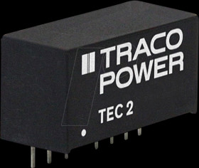 TEC 2-2422 DC/DC converter TEC 2, 2 W, 18-36/±12.0 VDC, SIL-8