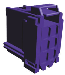 Złącze samochodowe 6-pinowe 3-rzędowe raster: 5.5mm TE Connectivity Żeński AMP MCP 2.8 Gniazdo