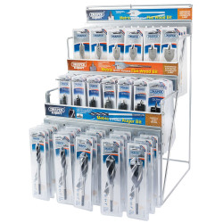 Draper Expert 64050 Assorted Metric Auger &amp; Flat Wood Bit Merchandiser (123 Pc)