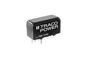 Przetwornica DC-DC, 12W, Uwe 4.5-18 V dc, Uwy 15V dc, Iwy 1.2A Nie, TRACOPOWER Nie