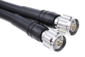 Przewód pomiarowy BNC RG214HF/Nm/Nm/2000, dł. 2m, Huber+Suhner