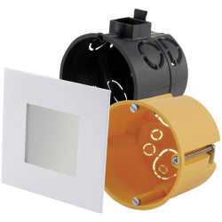 Heitronic 27632 LED Recessed Light 2W White for Stairs &amp; Pedestals