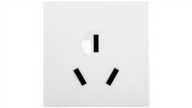 Mosaic Gniazdo Pojedyncze Standard Chinski 10A Ip20 Białe 572113