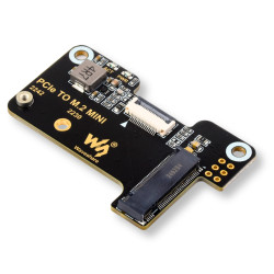 Adapter PCIe Mini na M.2 do Raspberry Pi 5 na dysk NVMe 2230/2424 WaveShare