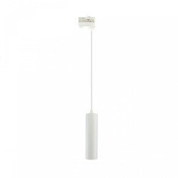 MADARA MINI II GU10 ZWIS NA SZYNOPRZEWÓD 3F 230V IP20 fi55*200mm BIAŁY kabel 1m