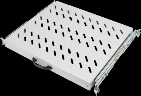 DN-19 TRAY-2-600 19" shelf, 1U, gray