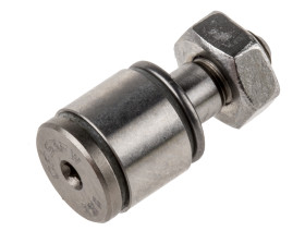 Popychacz, Miniaturowe oporowe, śr: 6mm, dł: 12.5mm, otwór: 3mm, Stal nierdzewna