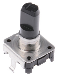 Enkoder mechaniczny obrotowy 24 imp/obr Płaski 6 mm Alps Alpine THT