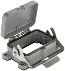 Surface mount housing, size 48B, die-cast aluminum, longitudinal bow locking, IP65, 09300480337