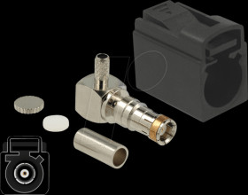 89713 FAKRA A jack 90° for crimping