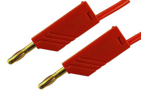 934059701, PA, 32A, 30 V ac, 60V dc, kolor: Czerwony, dł. 250mm, -15 → +70°C, Hirschmann Test & Measurement