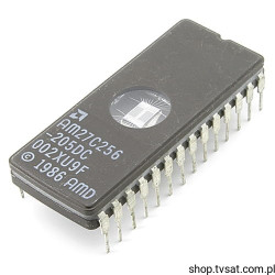 AM27C256-205DC 256Kbit UV EPROM DIP28CW AMD USED