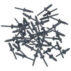 Sealey PR003 Plastic Rivets &#xD8;5 x 15.8mm Pack of 50