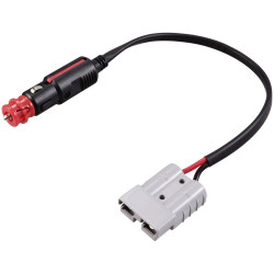 TRU COMPONENTS TC-12195692 High-current connector Black Red with fuse 1 pc