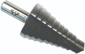 HSS step drill, Ø 32.5 mm, 80 mm, steel, T3012