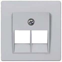 Nakładka, kolor Aluminium, 1-krotna, Termoplastyczny, Siemens