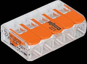 221-415 Connection terminal, 5-conductor connection