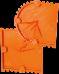 7390056 Plaster cover, square, for flush-mounted device sockets