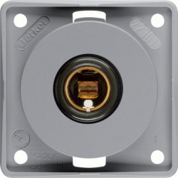 Integro Flow Gniazdo zasilające 12 V samochodowe szary połysk 945172507