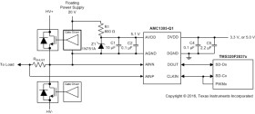 Automotive, ±50-mV input, precision current sensing reinforced isolated modulator