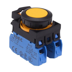 CW1B-M1E20Y Yellow Momentary Push Button Switch 2NO IP65 IDEC