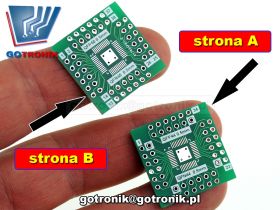 Płytka drukowana QFP48 / QFN48 uniwersalna
