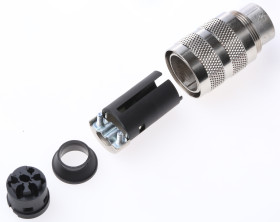 Złącze wielostykowe przemysłowe 6-pinowe M16 Montaż na kablu Wtyczka binder